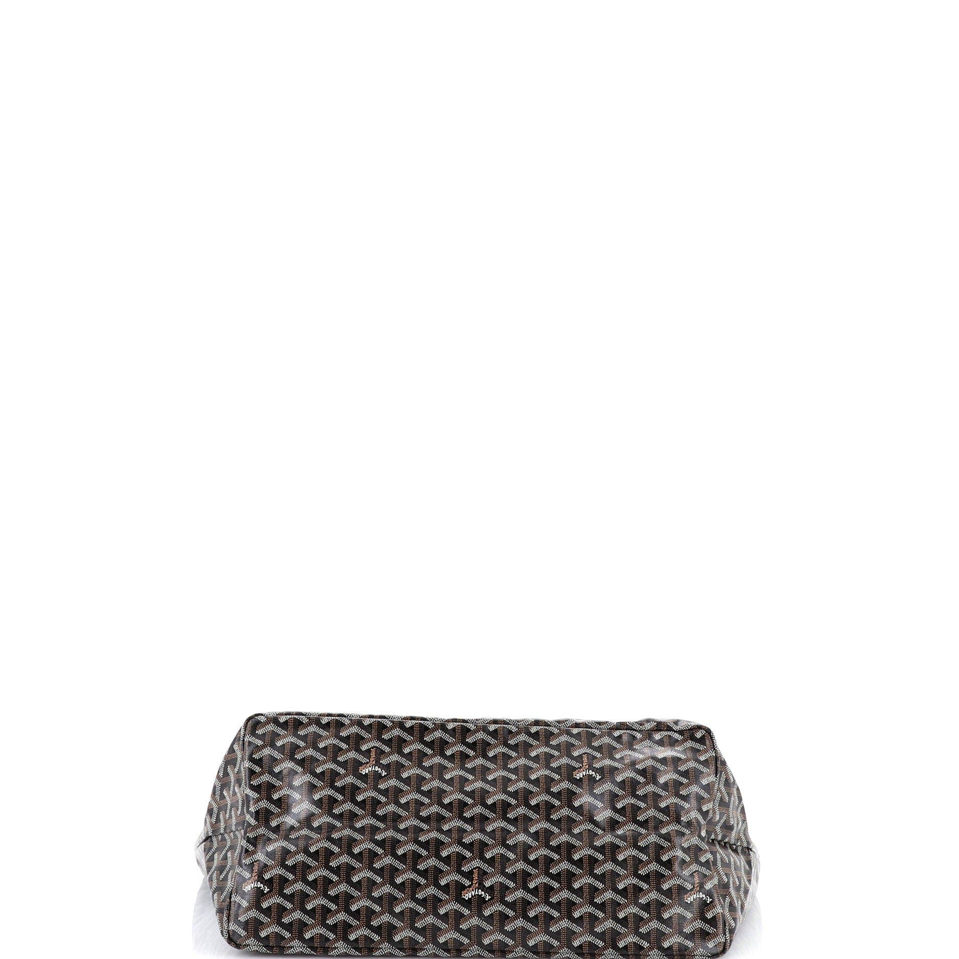 Pre-Owned Goyard Anjou Reversible Tote Coated Canvas GM, Alternate, color, Black