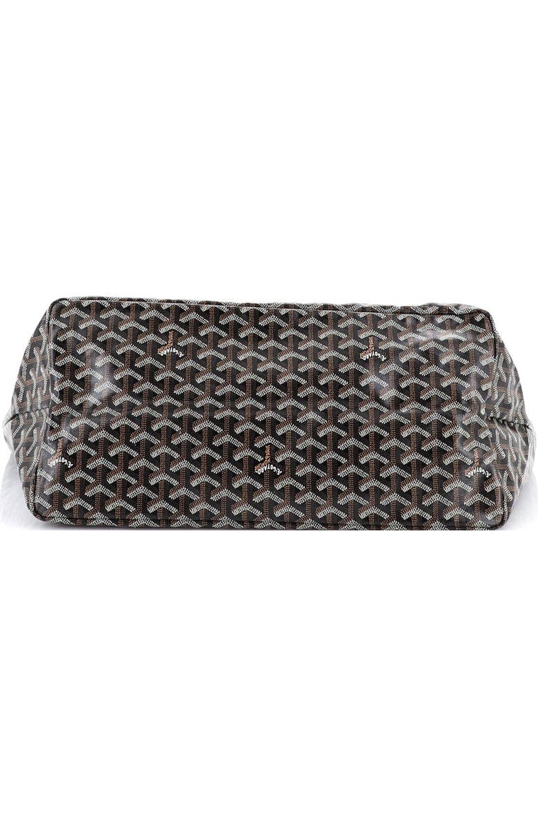 Pre-Owned Goyard Anjou Reversible Tote Coated Canvas GM, Alternate, color, Black