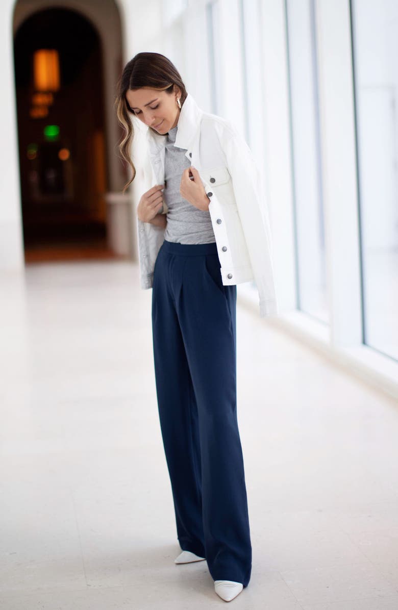 Something Navy Twill Jacket, Alternate, color, 