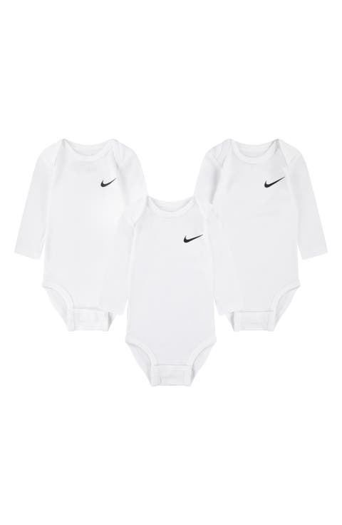 Essentials 3-Pack Long Sleeve Bodysuits (Baby)