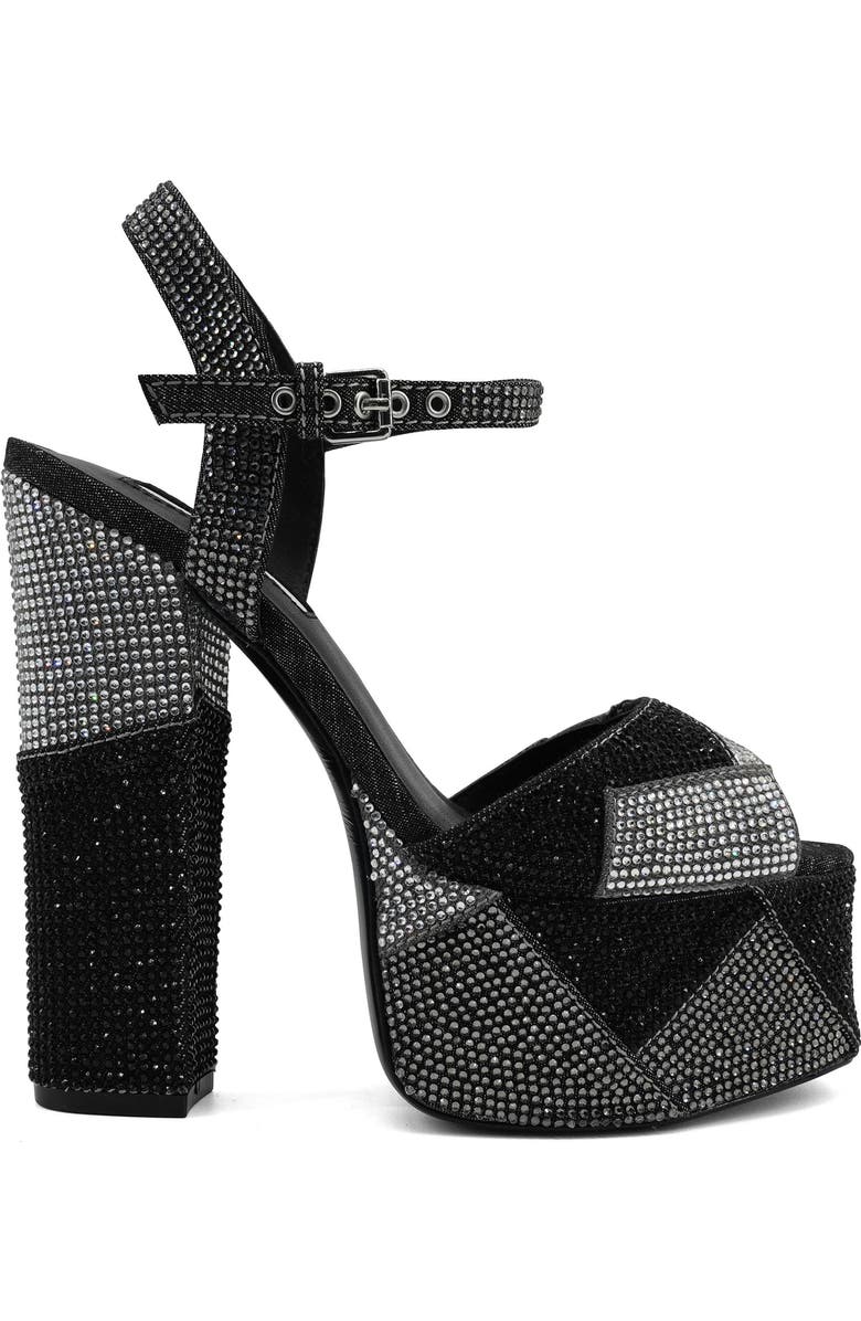 ZIGI Antonia Ankle Strap Platform Sandal, Alternate, color, Black
