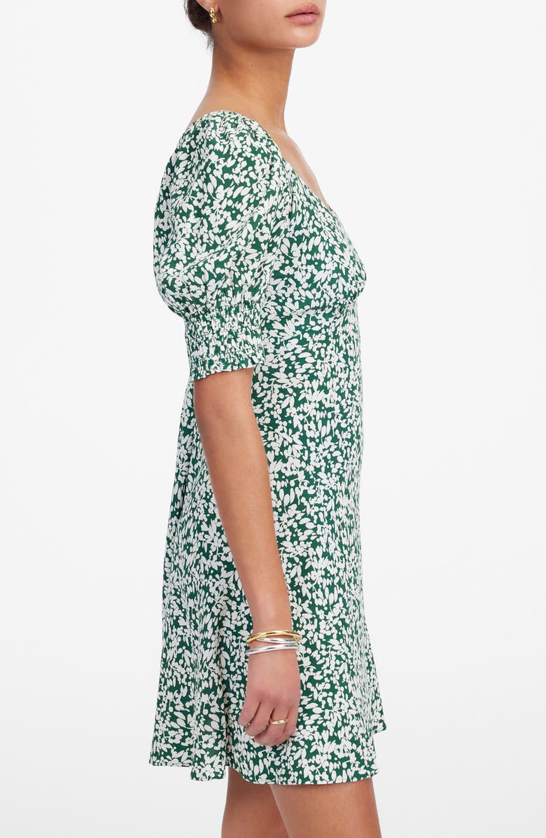 Madewell Seamed V-Neck Minidress, Alternate, color, 