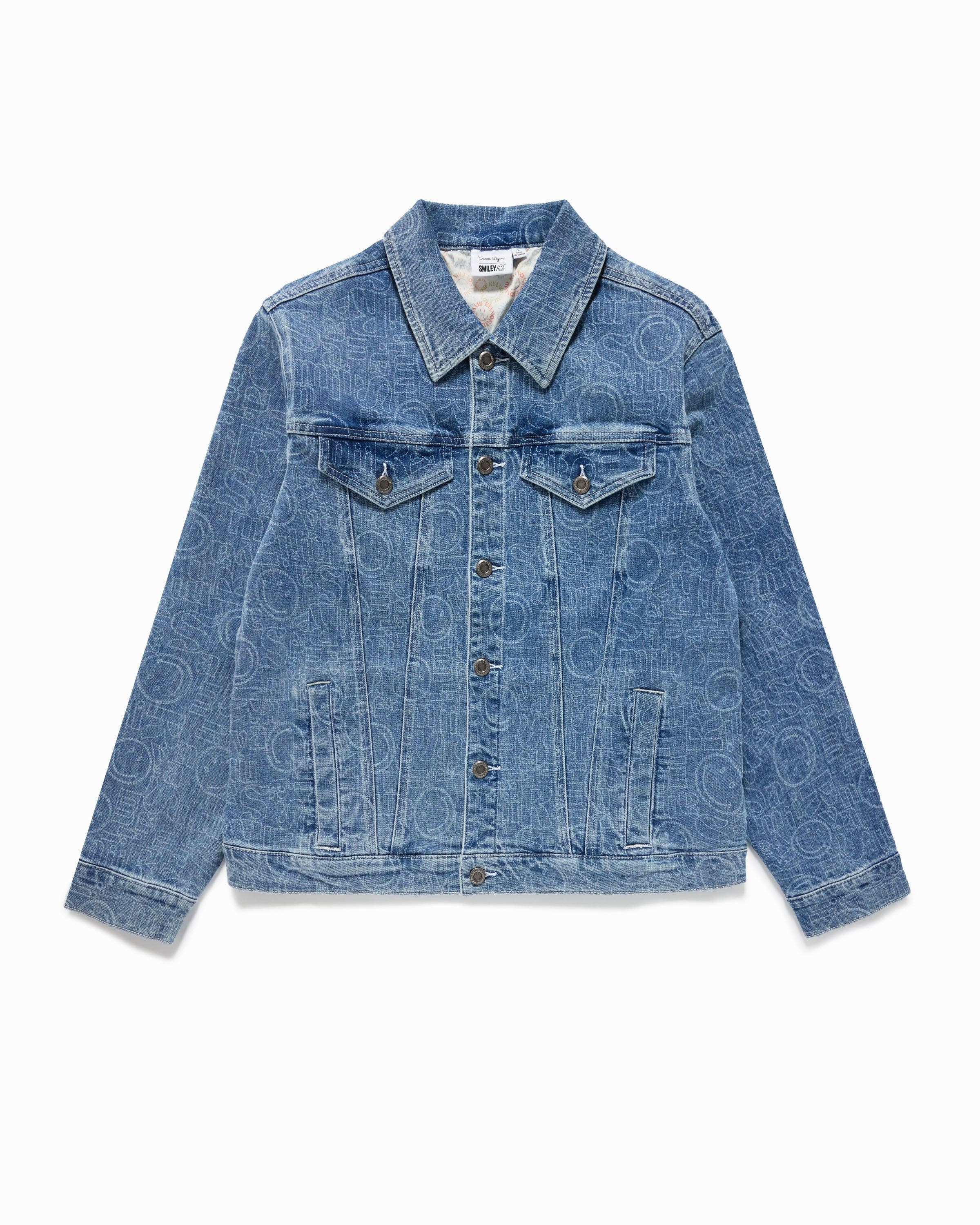 Smiley Oversized Denim Jacket - image 2