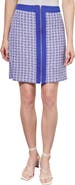 Ming Wang Zip-Up A-Line Skirt