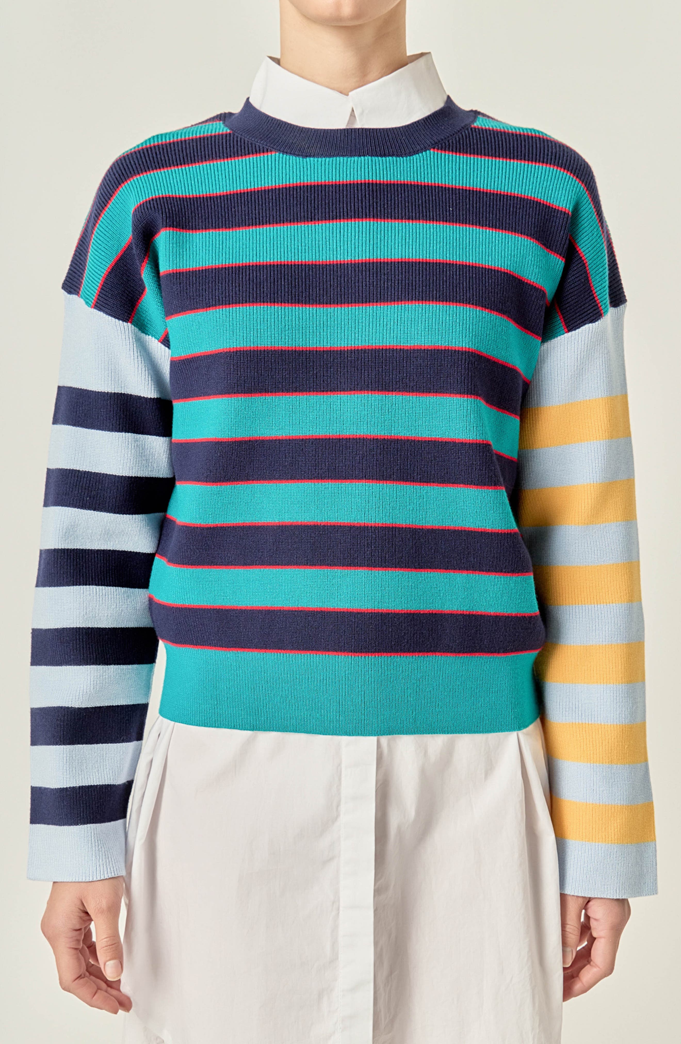 Striped Knit Top