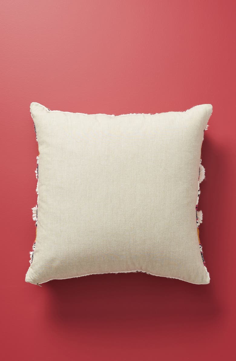 Anthropologie Home Anthropologie Lakshmi Stripe Tassel Accent Pillow, Alternate, color,