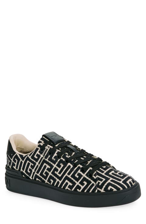 B-Court Monogram Low Top Sneaker (Men)