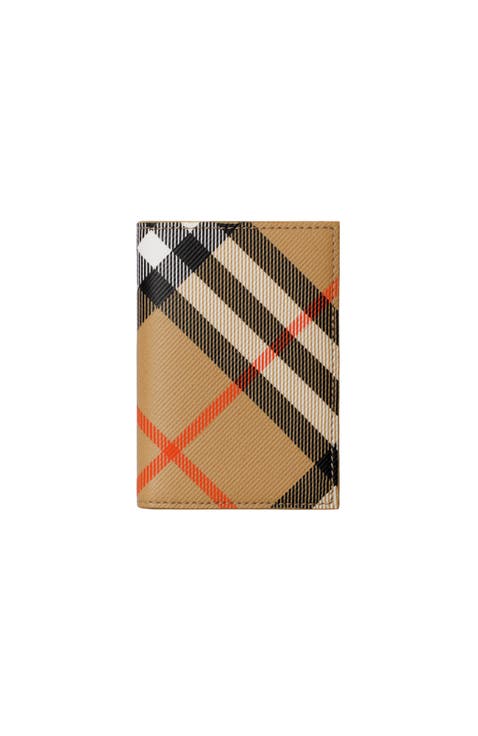 Check Folding Card Case