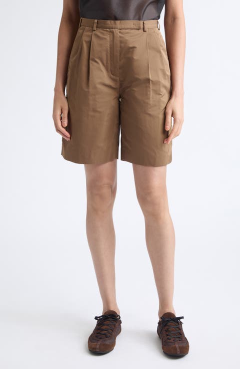 Pleated Radzmir Bermuda Shorts