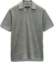 rag 
bone Johnny Collar Linen Polo