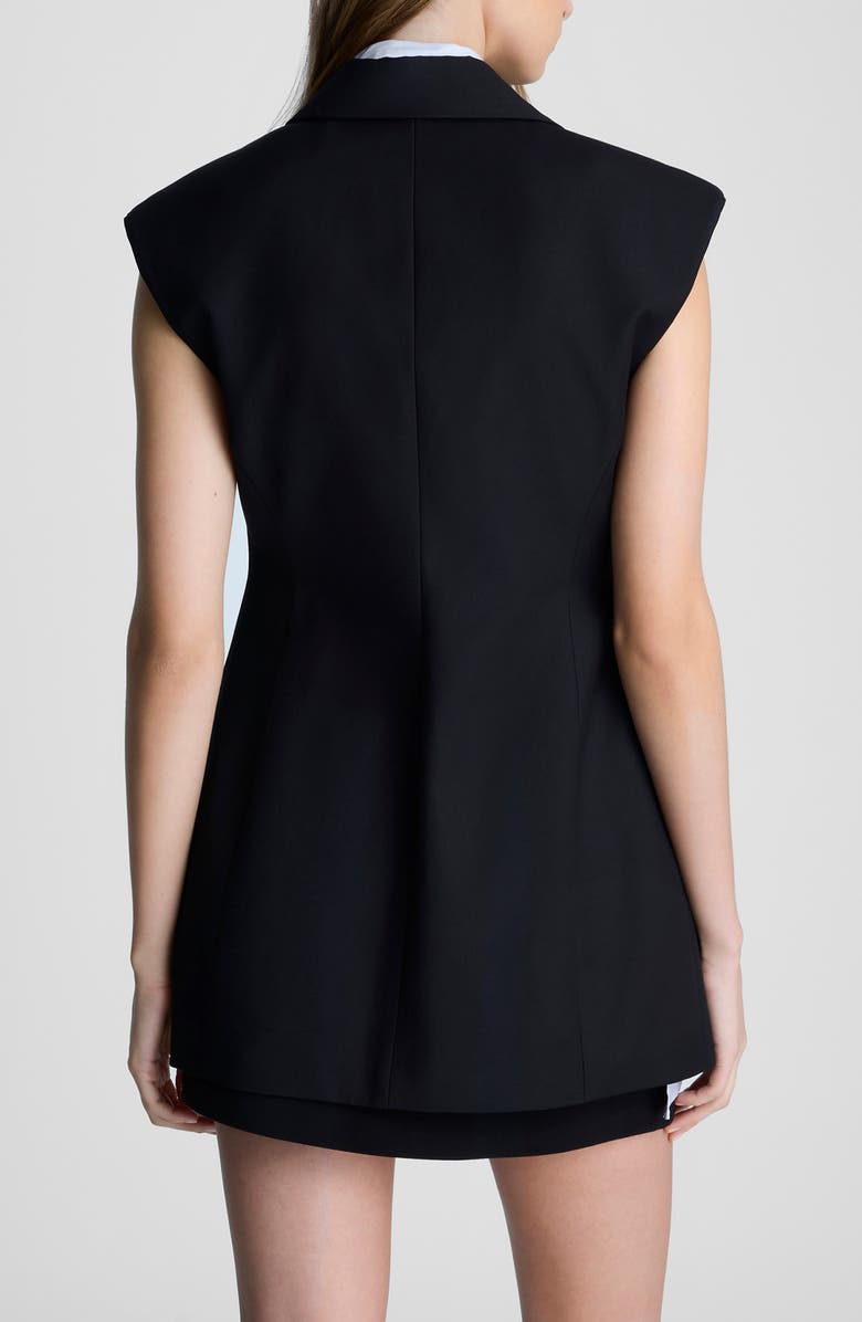 Kenneth Cole Layered Vest with Detachable Shirt Inset, Alternate, color, Black/ Pale Sky