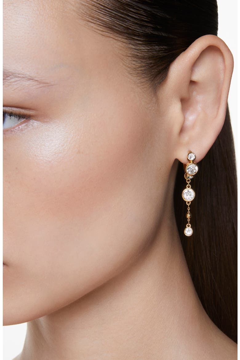 Imber Crystal Drop Earrings, Alternate, color, GOLD