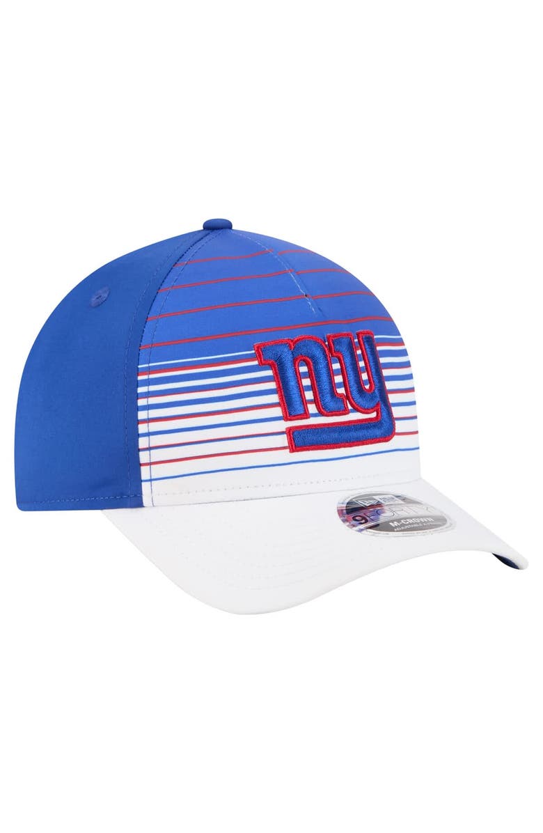 New Era Men's New Era  White/Royal New York Giants Adventure Gradient 9FORTY M-Crown A-Frame Adjustable Hat, Alternate, color, White