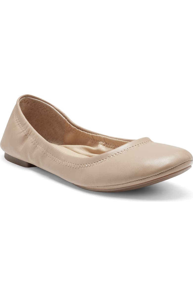 Lucky Brand 'Emmie' Flat, Main, color, Pale Beige