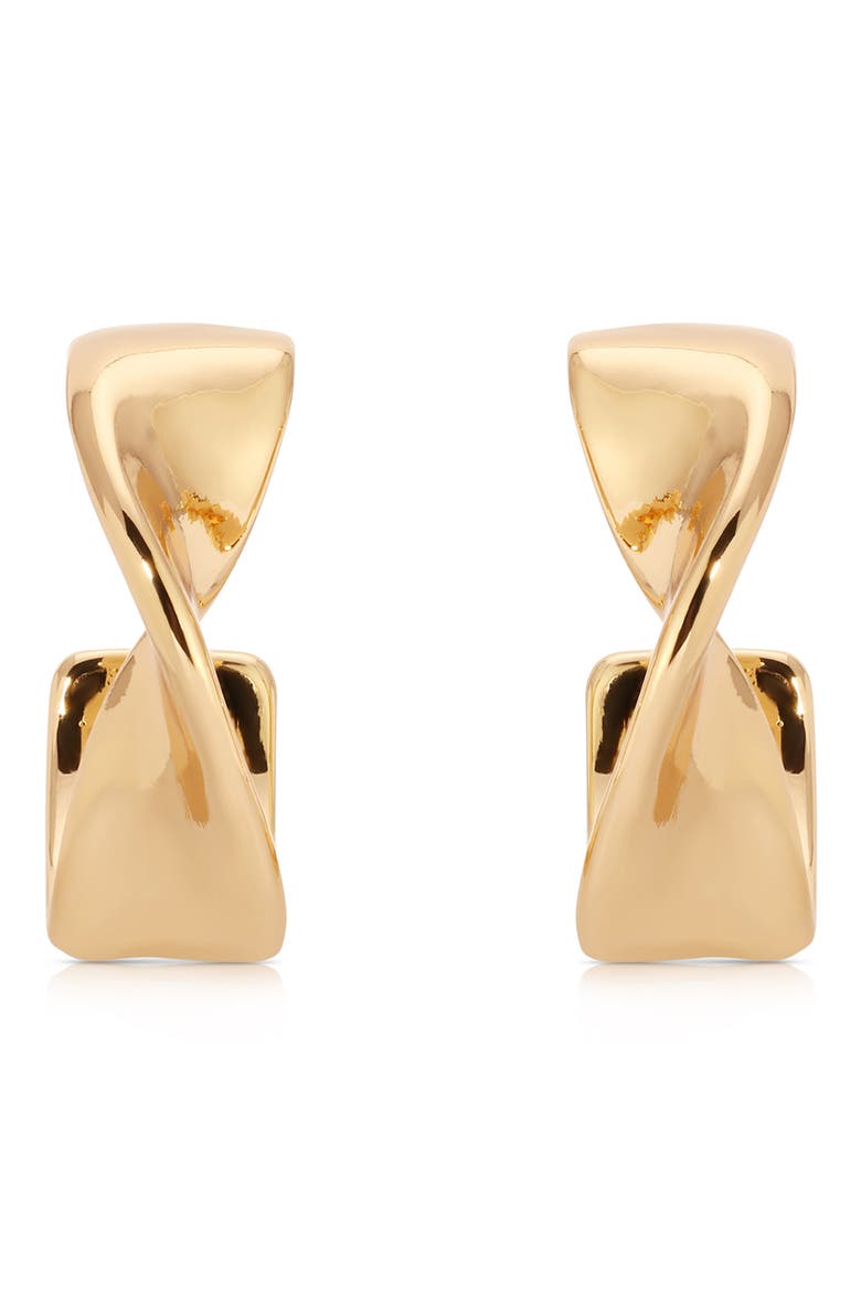 Heirloom Small Hoop Earrings, Alternate, color, GOLD