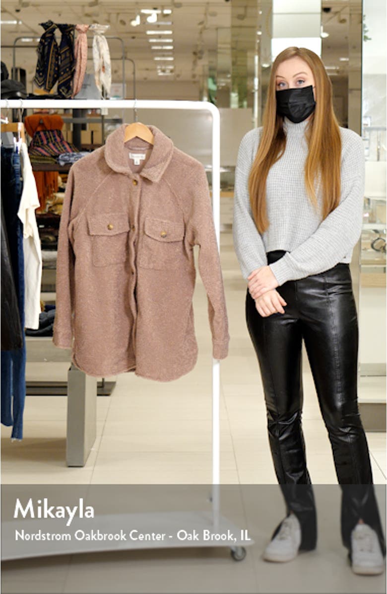 High Pile Fleece Shirt Jacket, sales video thumbnail