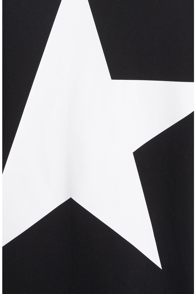 Star Logo Graphic Cotton Tee, Alternate, color, BLACK/ WHITE