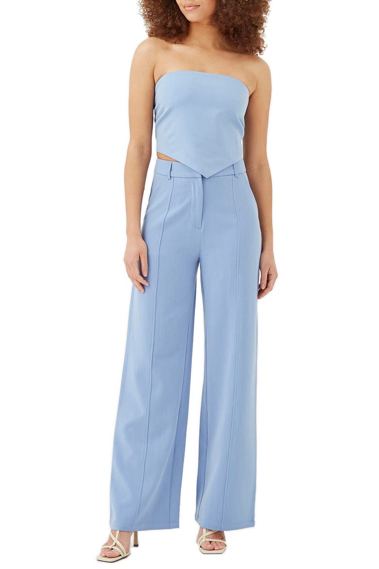Adelaide High Waist Pants, Alternate, color, BLUE