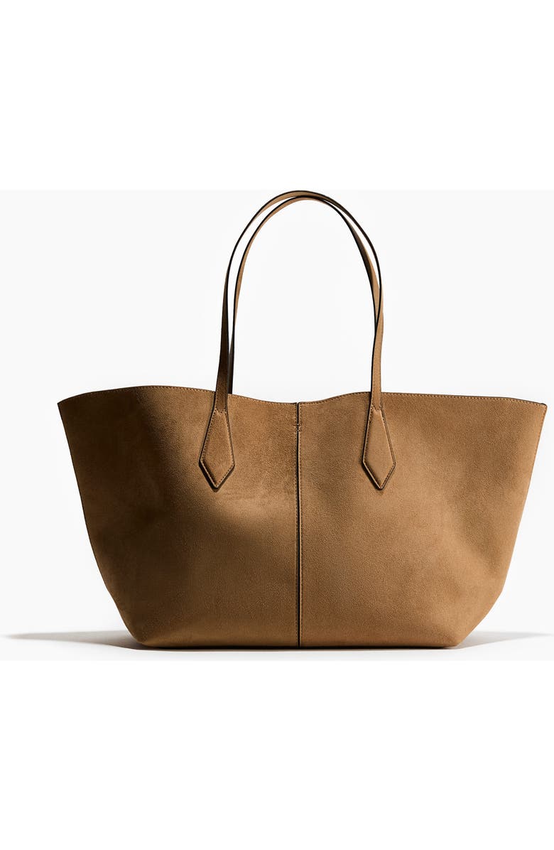 H&M Shopper, Main, color, Beige