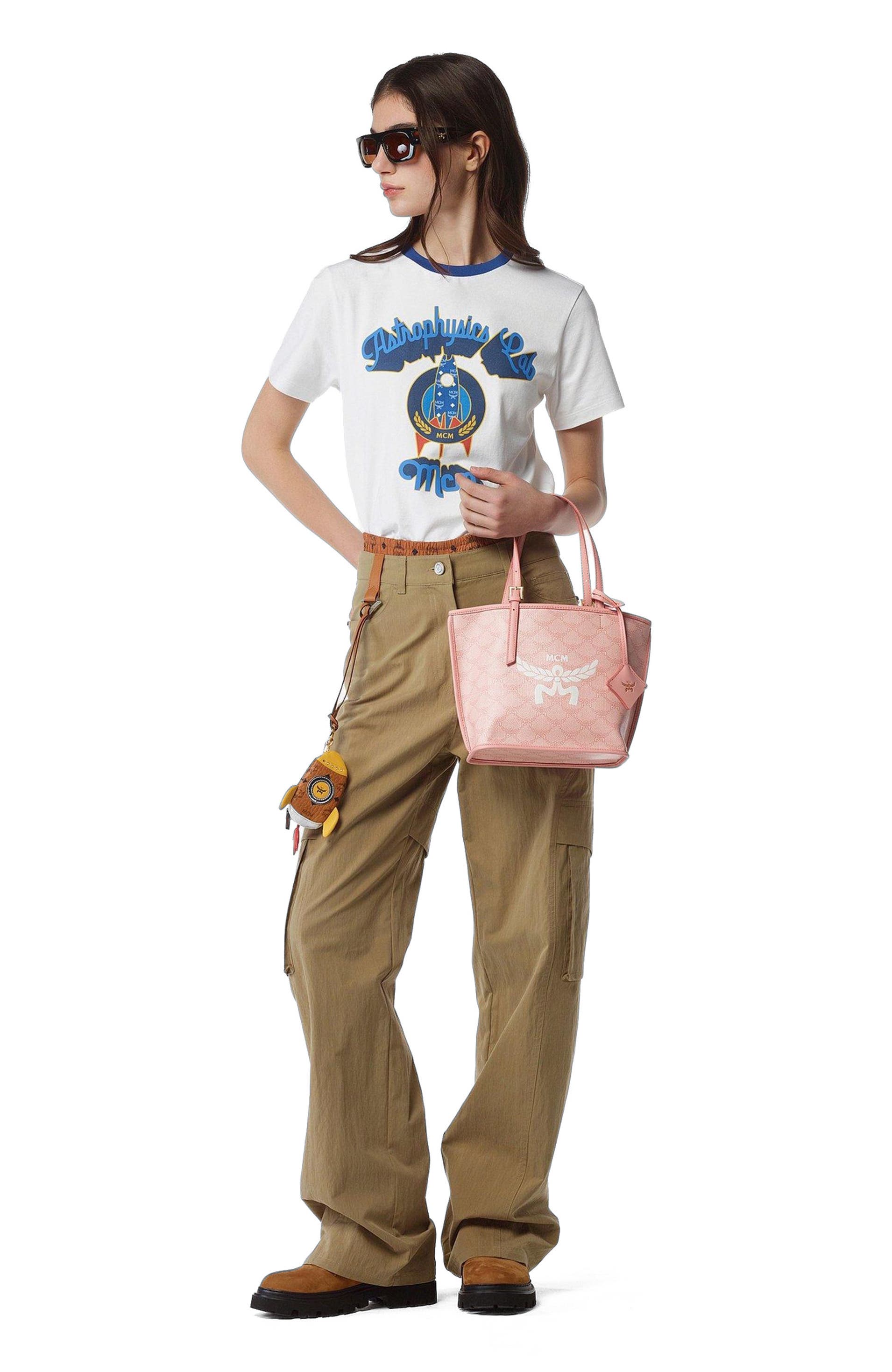 MCM Himmel Shopper in Lauretos, Alternate, color, 