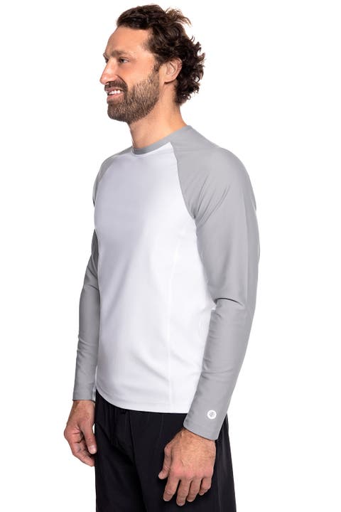 Men's LumaLeo Hightide Long Sleeve Swim Shirt, UPF 50+ Sun Protection