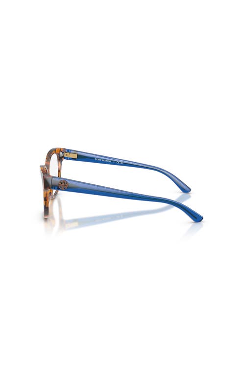 Tory Burch 51mm Square Optical Glasses In Multi