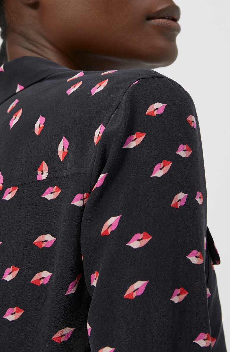 Equipment Slim Signature Kiss Silk Blouse, Alternate, color, 