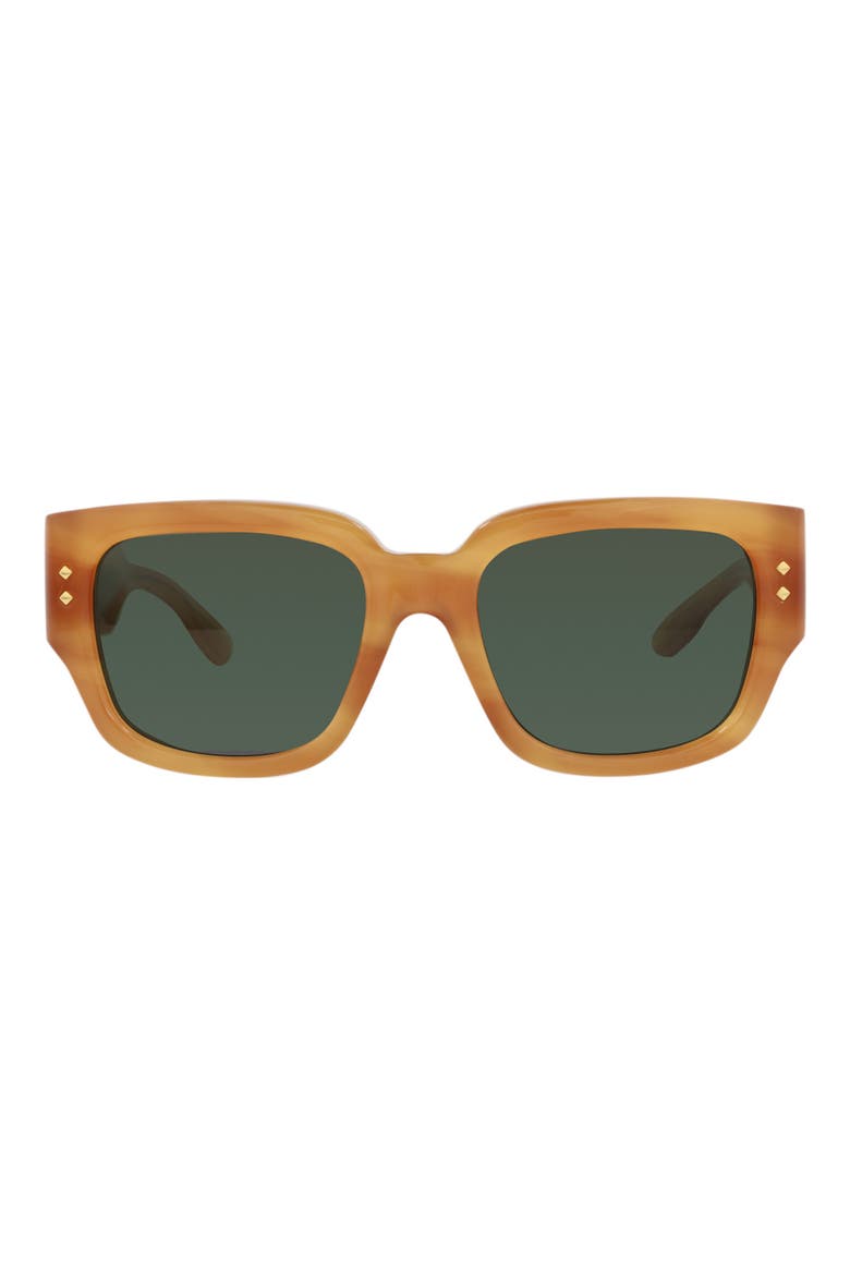 54mm Square Sunglasses, Main, color, HAVANA HAVANA GREEN