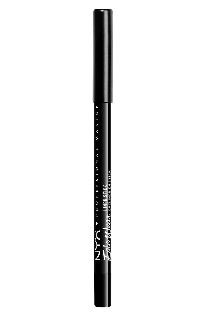 NYX PROFESSIONAL MAKEUP Epic Wear Waterproof Eyeliner Stick, Main, color, Pitch Black