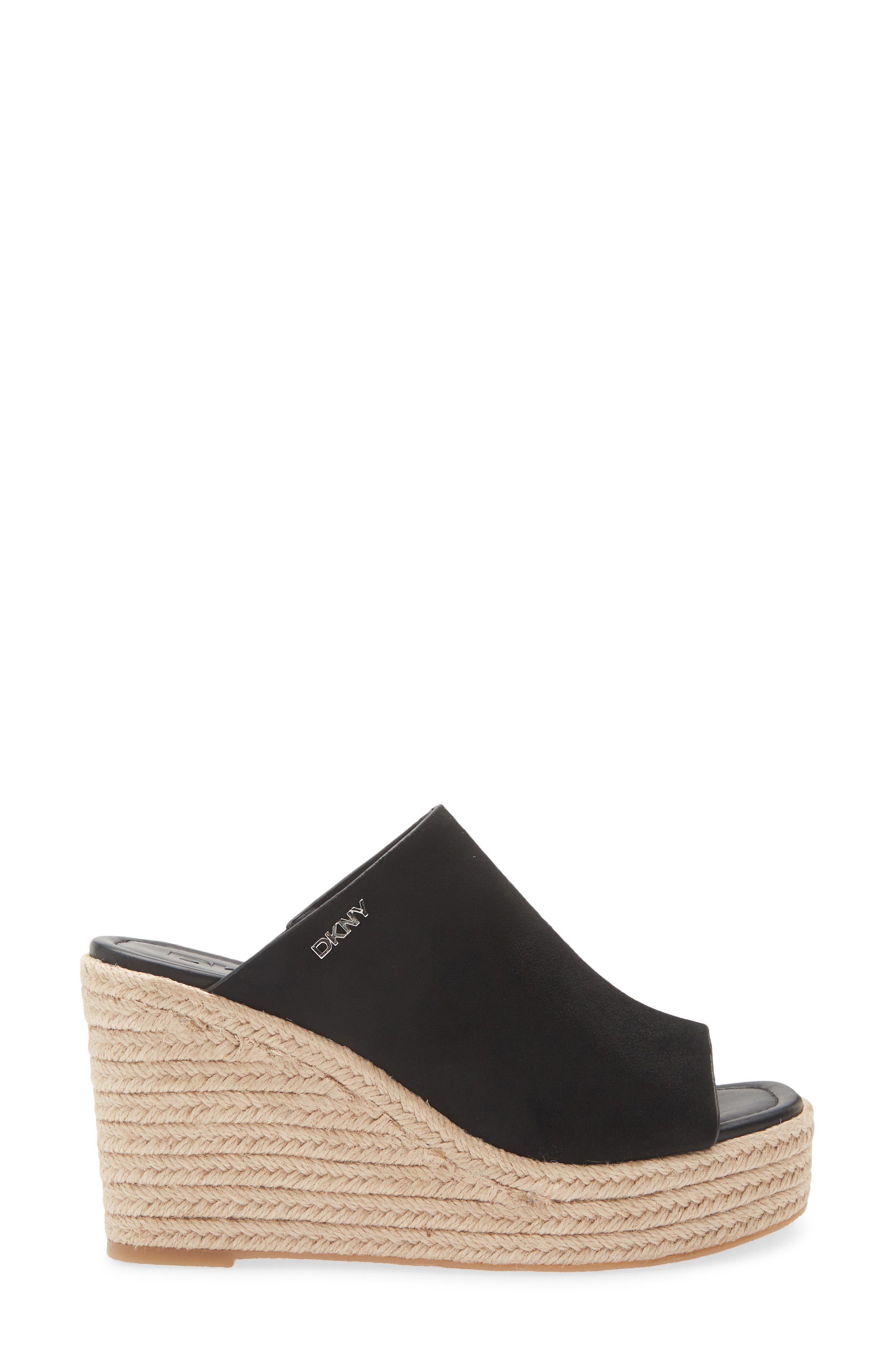 DKNY Maryn 2 Espadrille Wedge Sandal, Alternate, color, Black