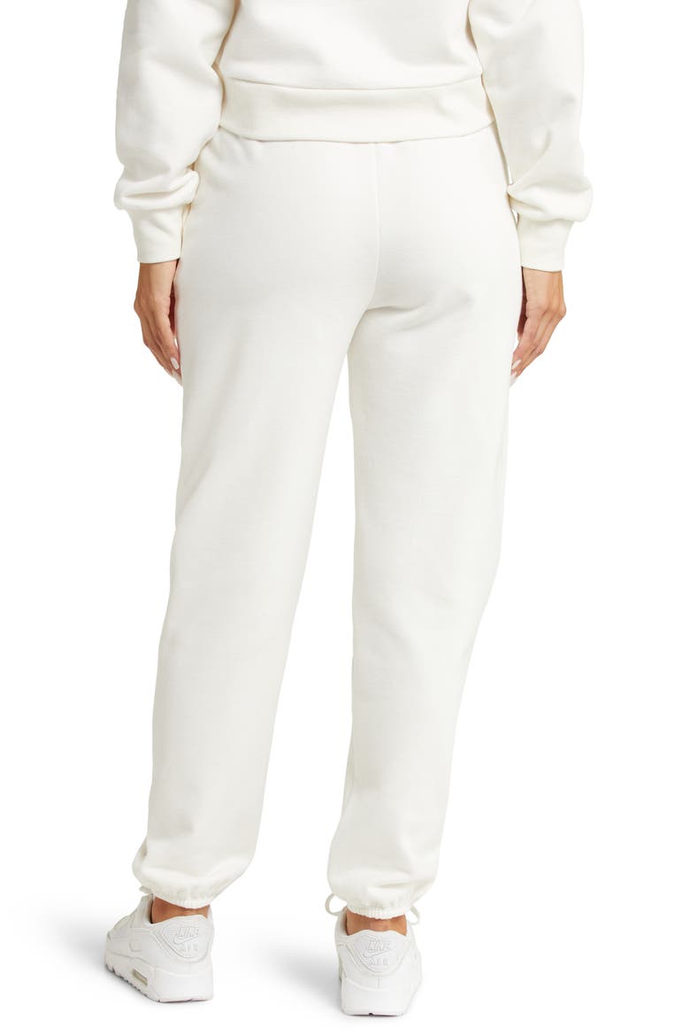 On the Go Cotton Blend Joggers, Alternate, color, FRESH SNOW