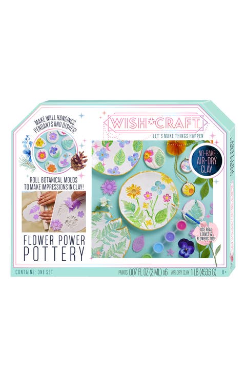Flower Power Pottery Kit