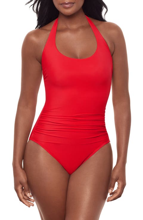 Rock Solid Utopia One-Piece Halter Swimsuit