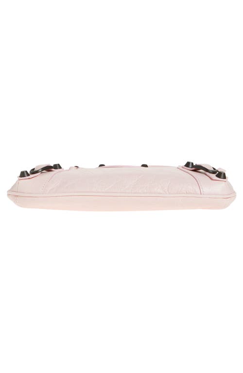 Balenciaga Le City Leather Pouch On A Strap In Pink