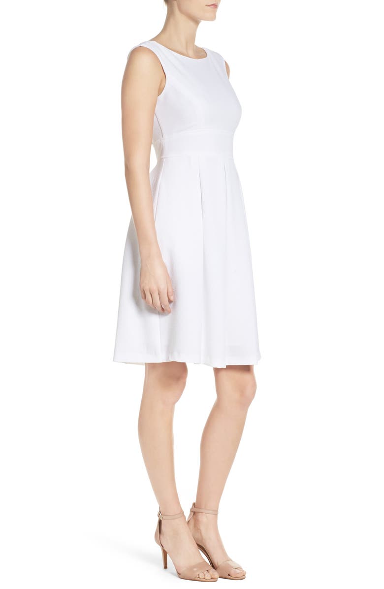 Adrianna Papell Pleated Fit & Flare Dress, Alternate, color,