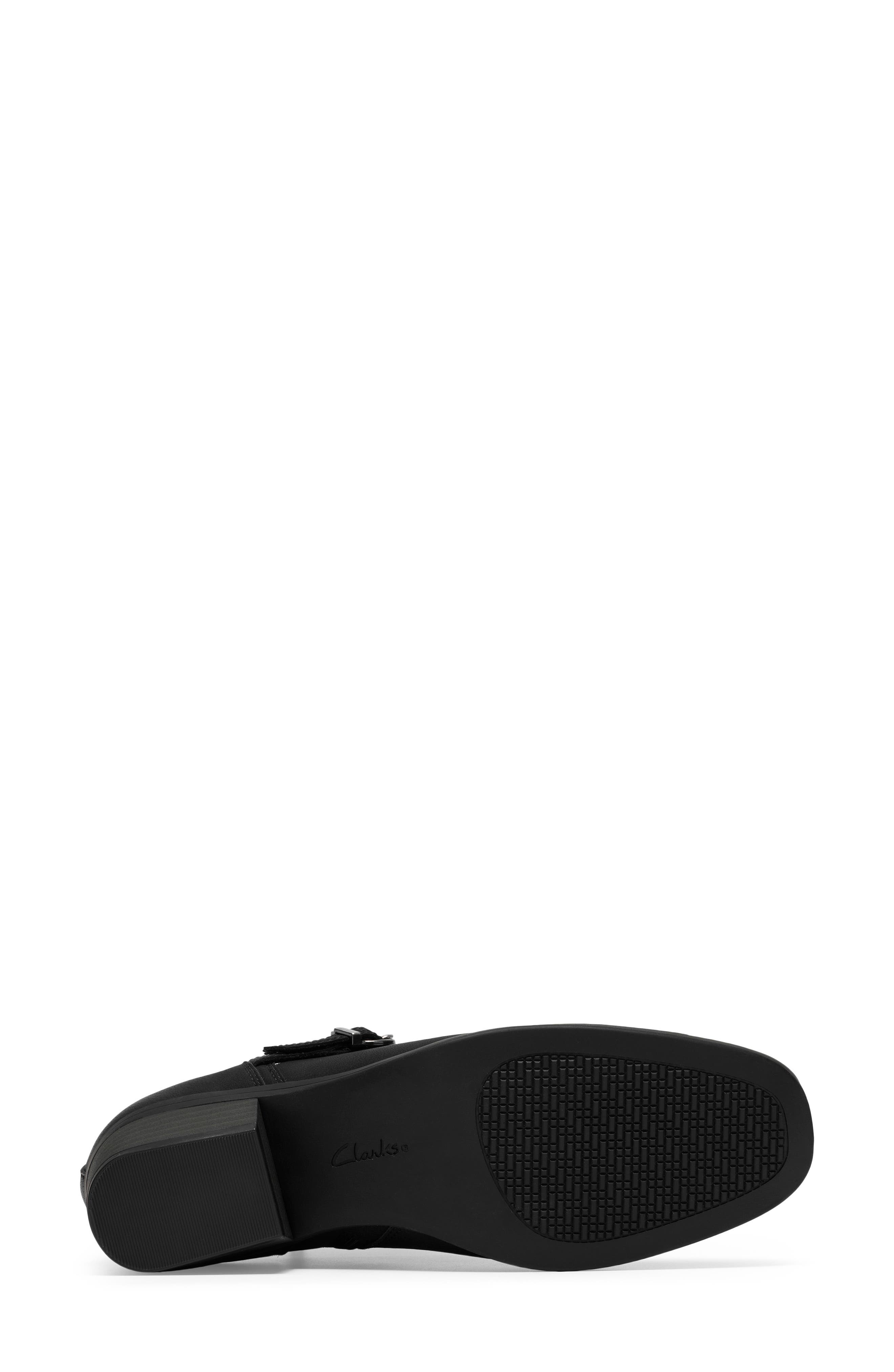 Danyelle Cali Leather Bootie, Alternate, color, BLACK OILY LEA