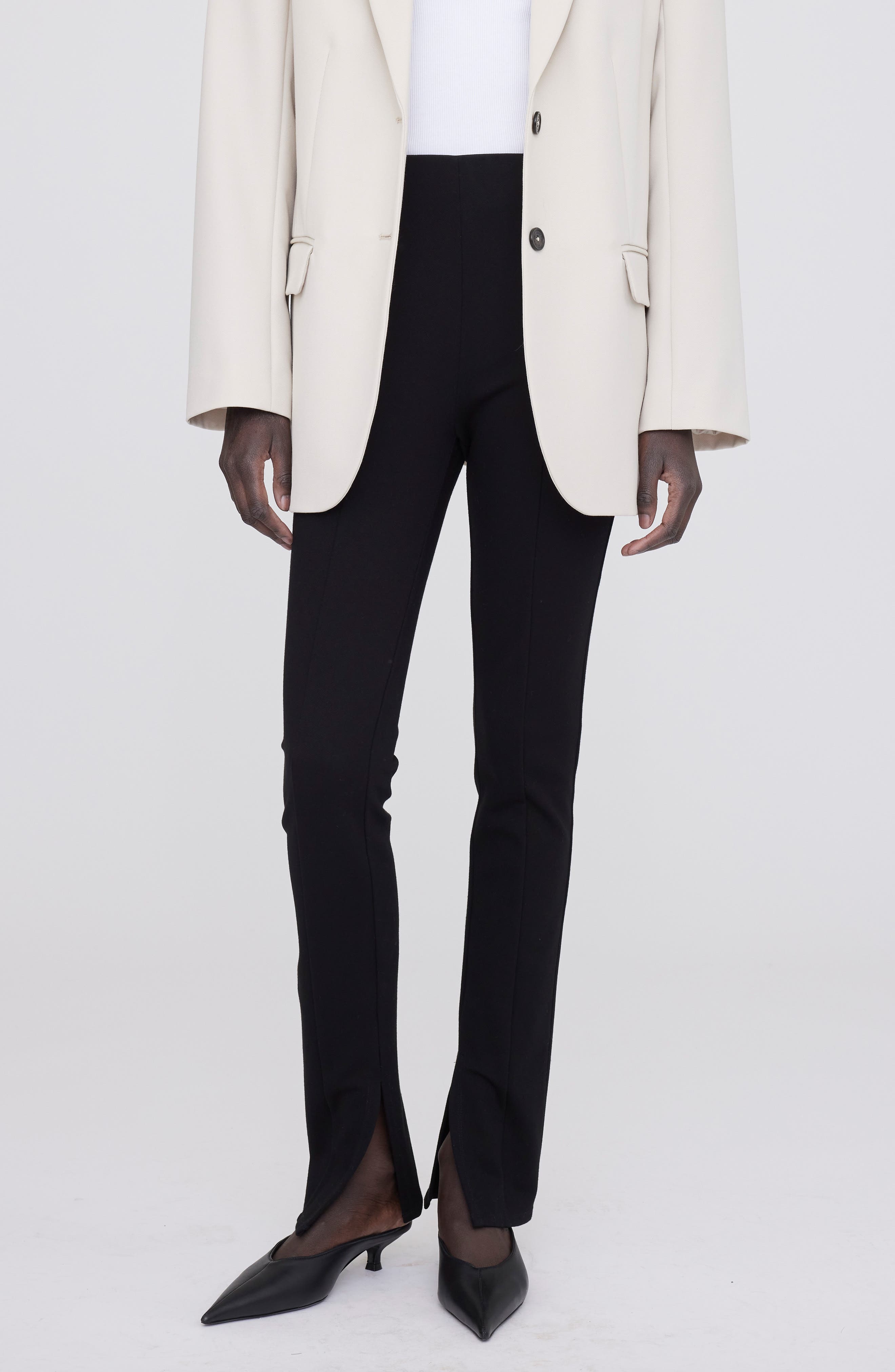 Max Split Hem High Waist Pants