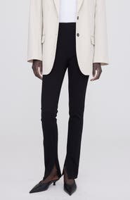 ANINE BING Max Split Hem High Waist Pants