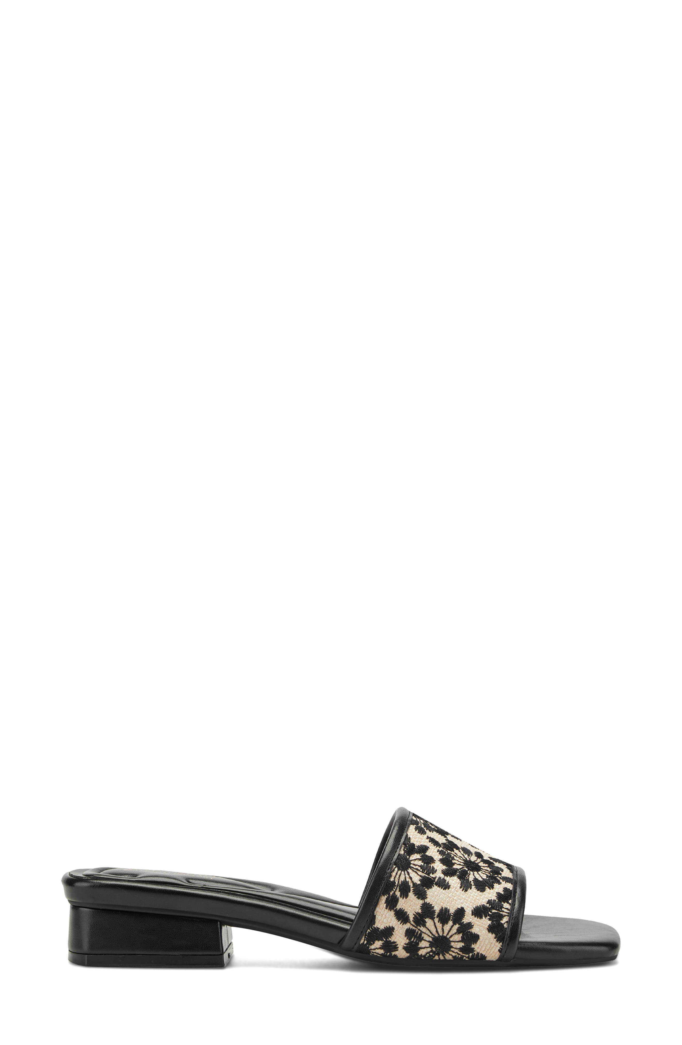 Easy Spirit Gianina Slide Sandal, Alternate, color, Black