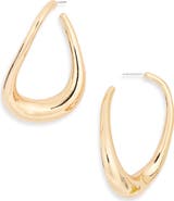 Ettika Large Oblong Oval Hoops