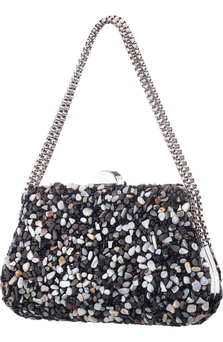 Nina Cheer Embellished Clutch, Alternate, color, Black Multi