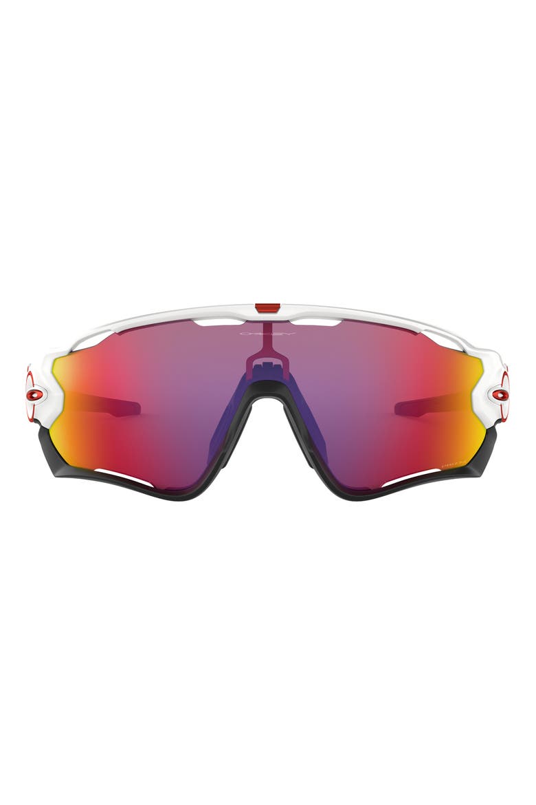 Jawbreaker™ 31mm Prizm™ Shield Sunglasses, Main, color, WHITE