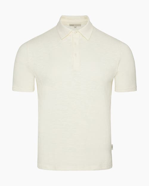 Onia Heavyweight Slub Polo In White