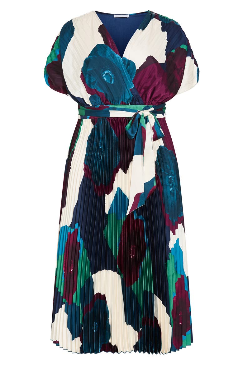 Hailey Abstract Print Maxi Dress, Alternate, color, ABSTRACT FLORAL