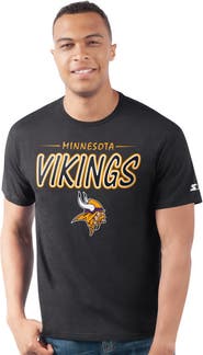 STARTER Men's Starter  Black Minnesota Vikings Prime Time T-Shirt