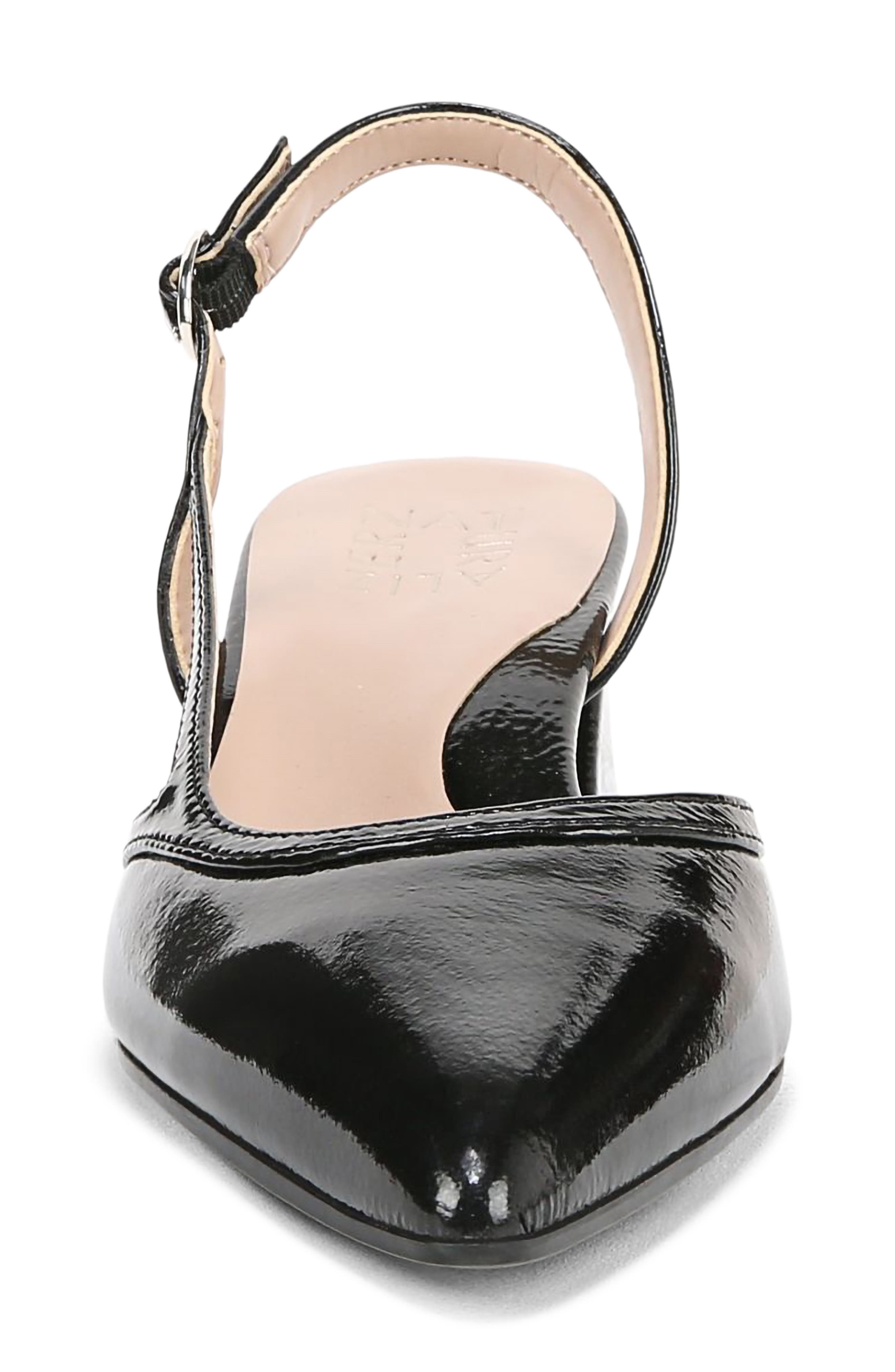 Naturalizer Mila Pointed Toe Slingback Pump, Alternate, color, Black