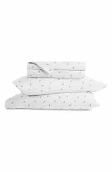Kaycie Gray Ditsy Floral Microfiber Sheet Set
