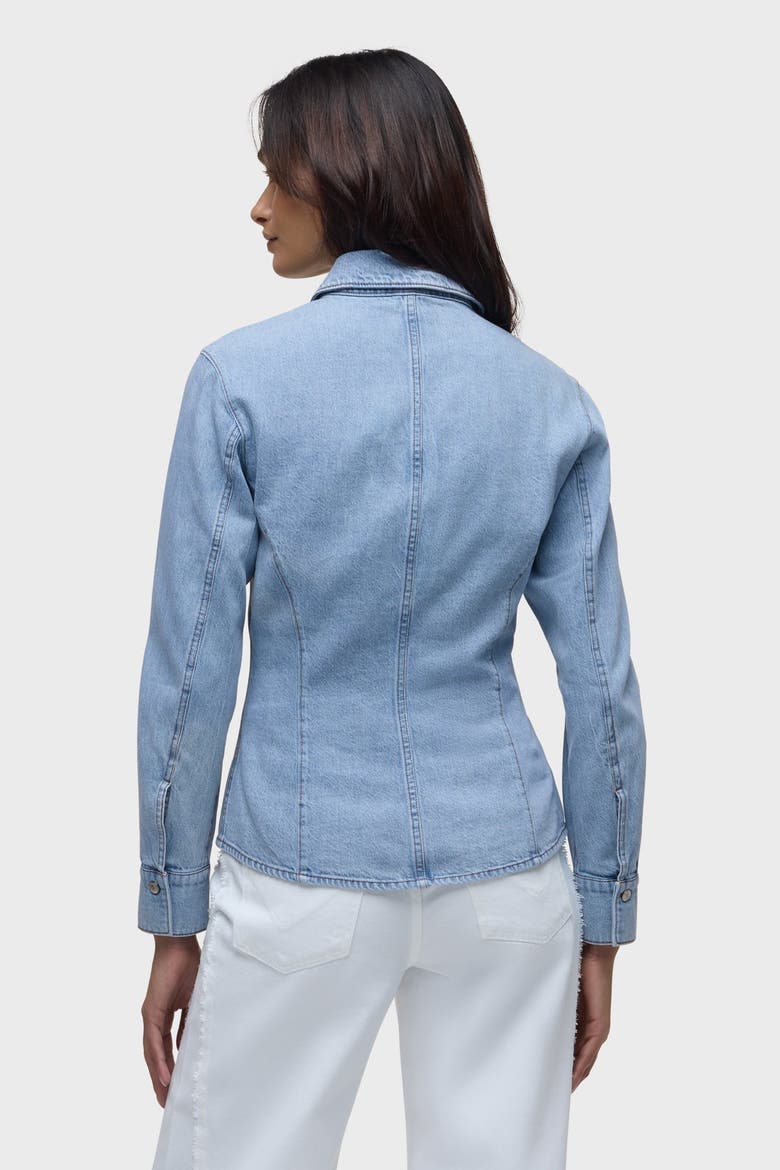 Button-Up Long Sleeve, Alternate, color, POOLS