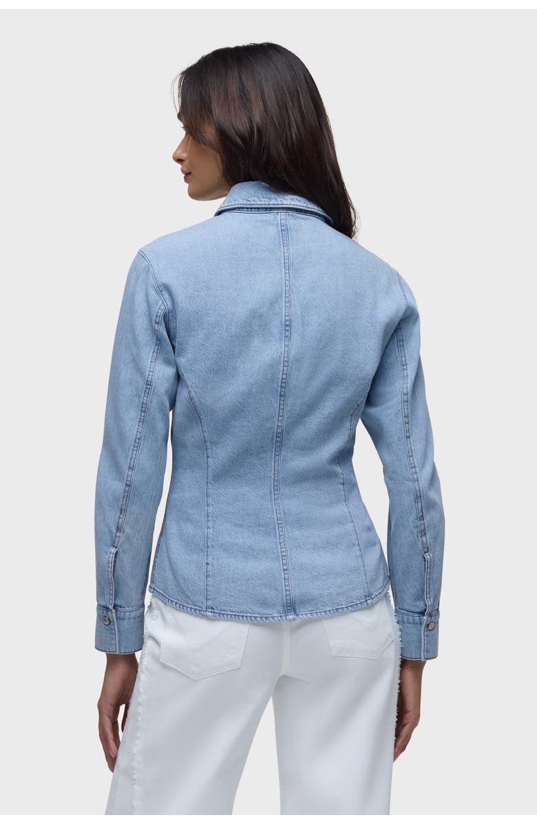 Hudson Jeans Button-Up Long Sleeve, Alternate, color, Pools