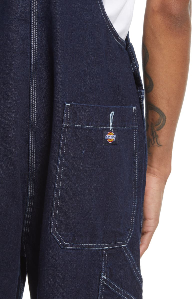 Dickies Men's R2R Denim Bib Overalls, Alternate, color,
